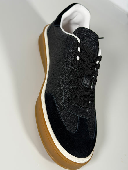 Black Tennis Walk Sneaker