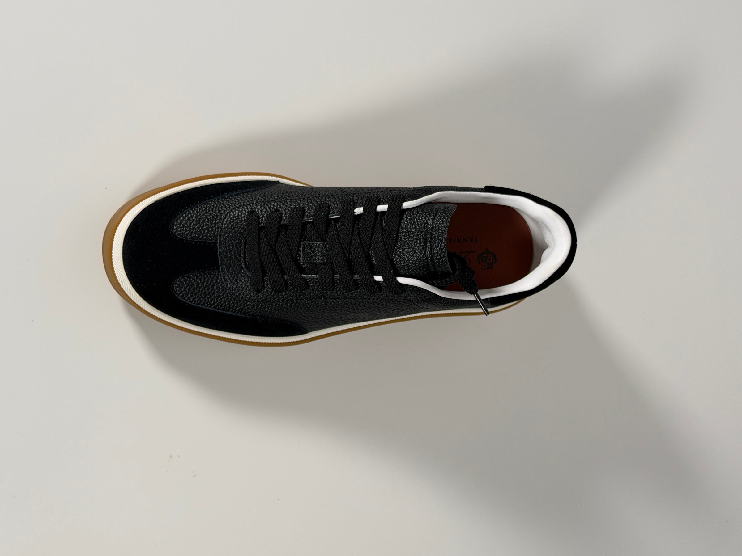 Black Tennis Walk Sneaker