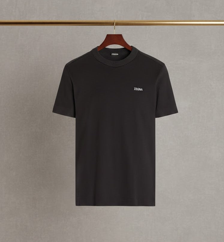 Camiseta de Algodón Negra