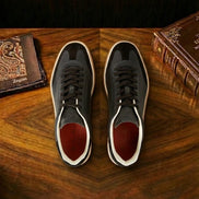 Black Tennis Walk Sneaker