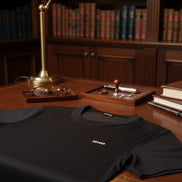 Camiseta de Algodón Negra