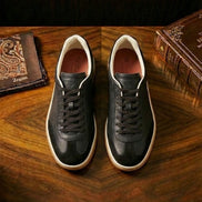 Black Tennis Walk Sneaker