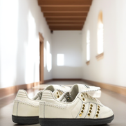 Wales Bonner Studded Samba — Cream · 1/750 GRAIL