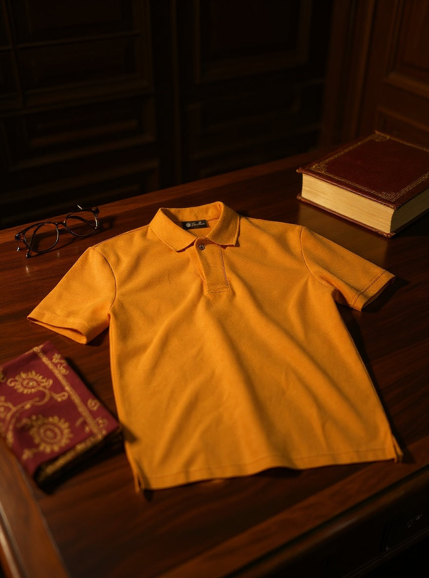 Loro Piana Polo Signature — Naranja