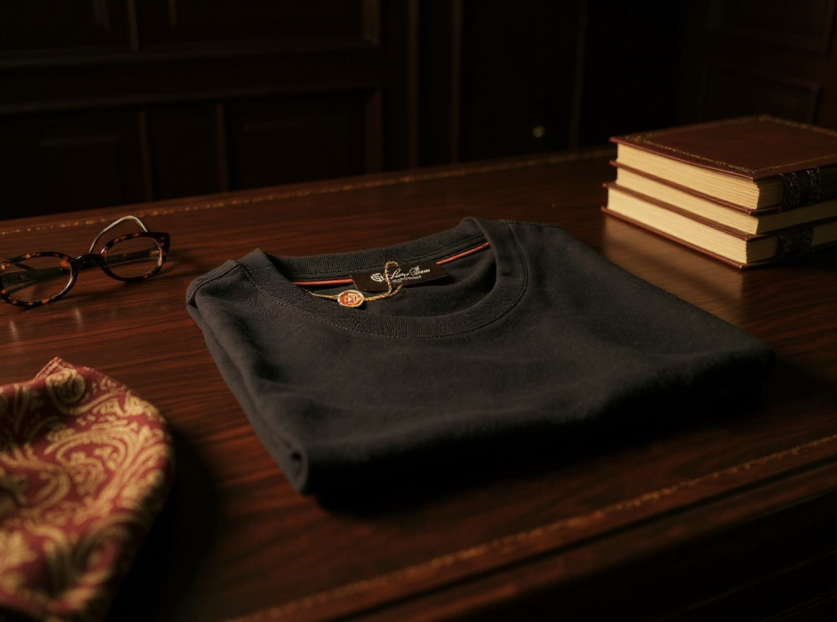 Loro Piana Soft T-Shirt — Negro