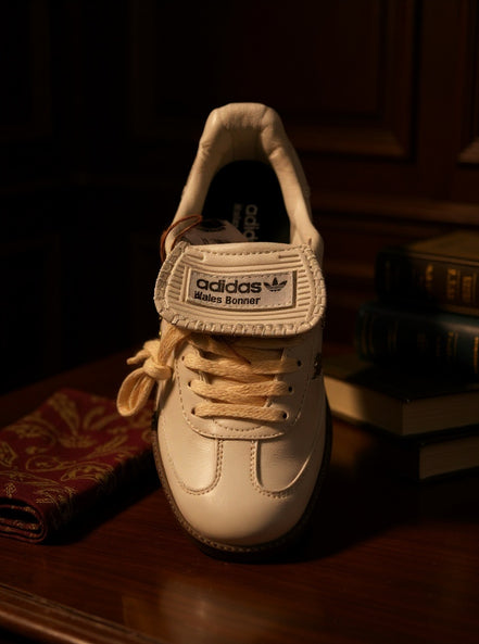 Wales Bonner Studded Samba — Cream · 1/750 GRAIL