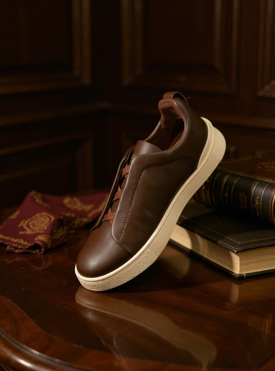 Sneakers Triple Stitch™ SECONDSKIN en Marrón Oscuro