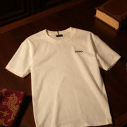 Zegna T-Shirt Plain Logo — Blanco