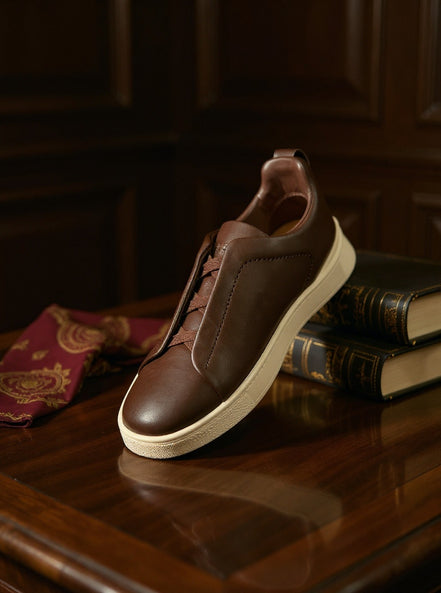 Sneakers Triple Stitch™ SECONDSKIN en Marrón Oscuro